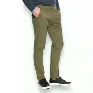 Tailor Vintage Greenwich Slim Straight Leg Olive NWT Size 30 x 32